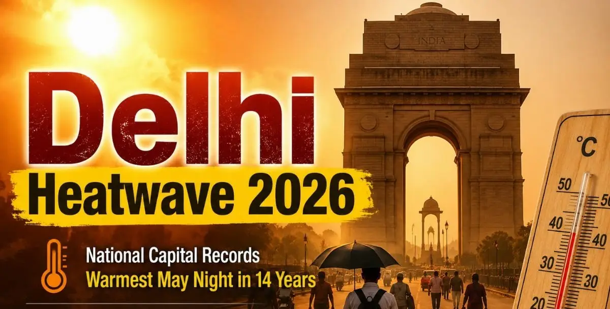 Delhi’s Sleepless Heat: Capital Logs Warmest May Night In 14 Years