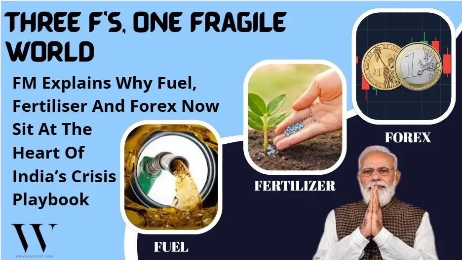 Crude Above, Cargo Delayed, Gold On Fire: FM Breaks Down The External Shocks Behind Modi’s Forex-Saving Appeal