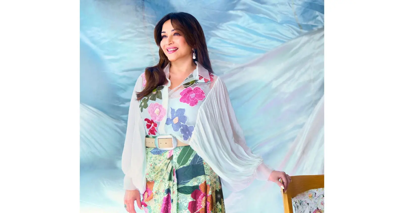 Madhuri Dixit Radiates Grace In Contemporary Floral Ensemble Ahead Of Netflix Series Release