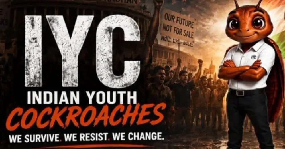 Indian Youth Congress Launches Nationwide ‘Cockroaches’ Movement Highlighting Paper Leaks And Joblessness