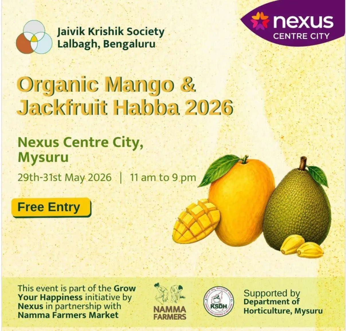 Nexus Mall Hosts Three-Day Celebration Of Mangoes, Jackfruits, And Organic Farming Practices