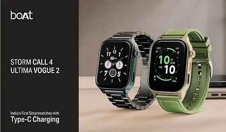 BoAt Dials Up The Budget Smartwatch Battle With Storm Call 4 And Ultima Vogue 2