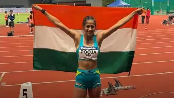 Pooja Singh’s Record-Breaking Leap: Teen High Jumper Clears 1.93m, Takes Asian U20 Gold