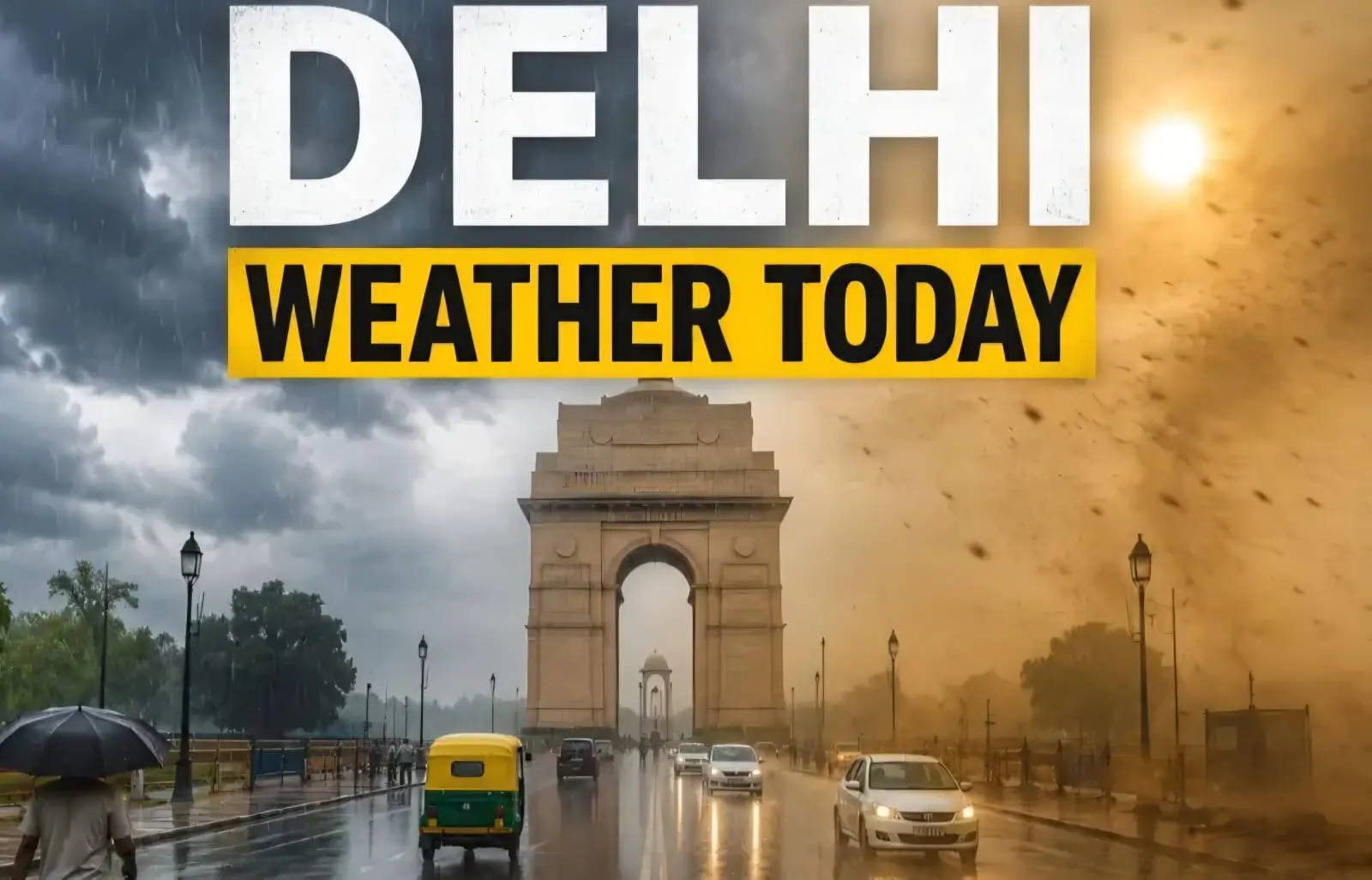 Delhi Skies On Watch: Will Today Bring Rain Or Just Humid Heat?