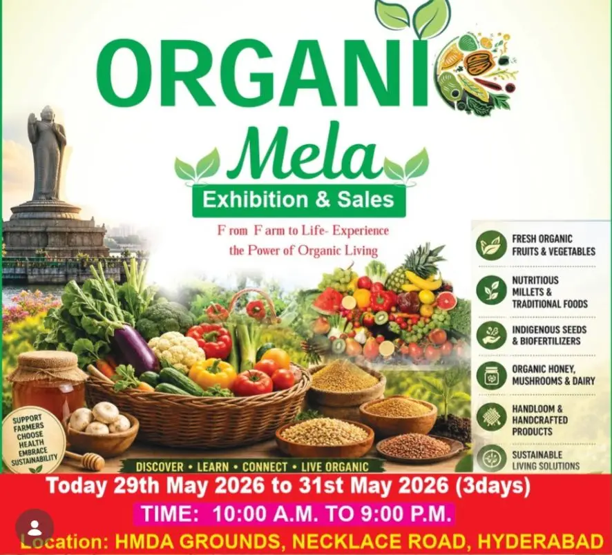 Farmers Shine At Hyderabad Organic Mela As Citizens Embrace Chemical-Free Food Choices