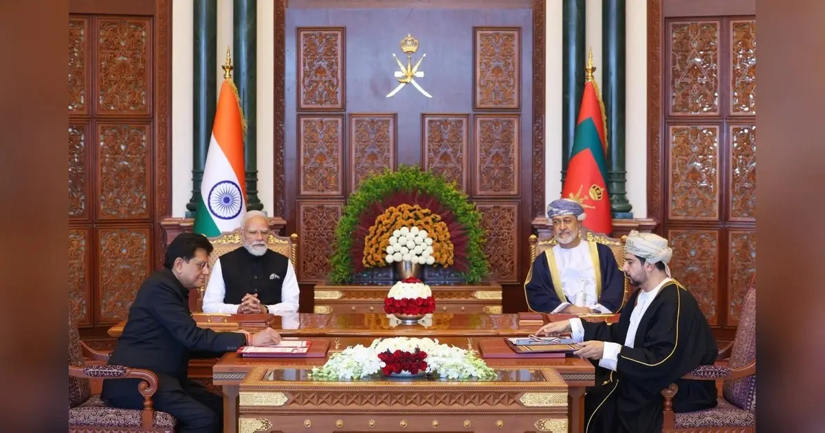 India Opens The Gulf Door Wide: Oman Trade Pact Brings Zero Tariffs On Nine In Ten Indian Products