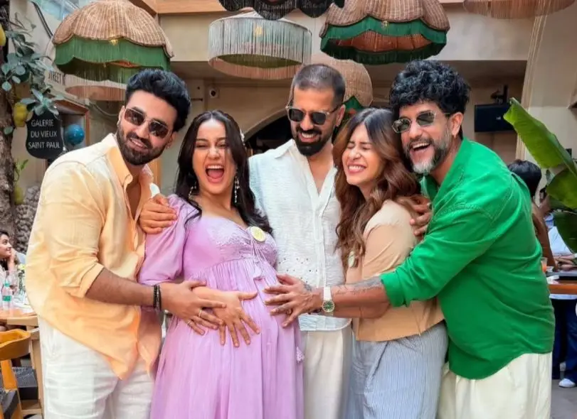 Surbhi Jyoti Glows In Lavender At Dreamy Pastel-Themed Baby Shower Celebration