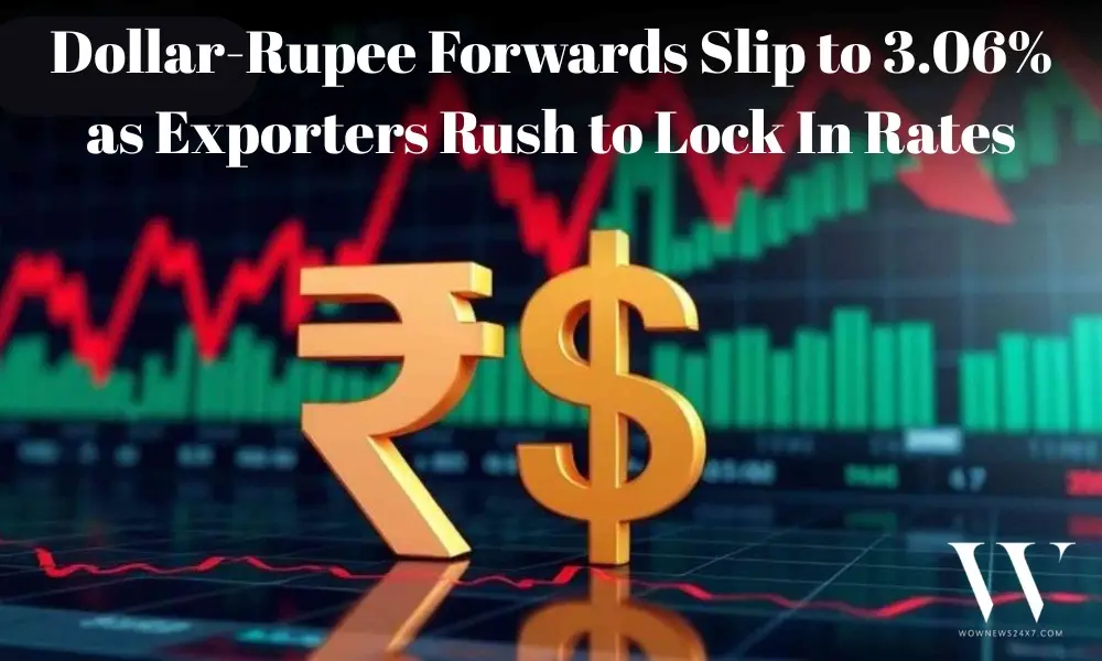 Dollar-Rupee Far Forward Premiums Fall as 1-Year Yield Hits 3.06%