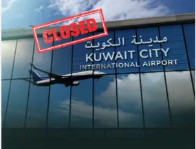 Iranian Strike Hits Kuwait International Airport, Halting Air Traffic