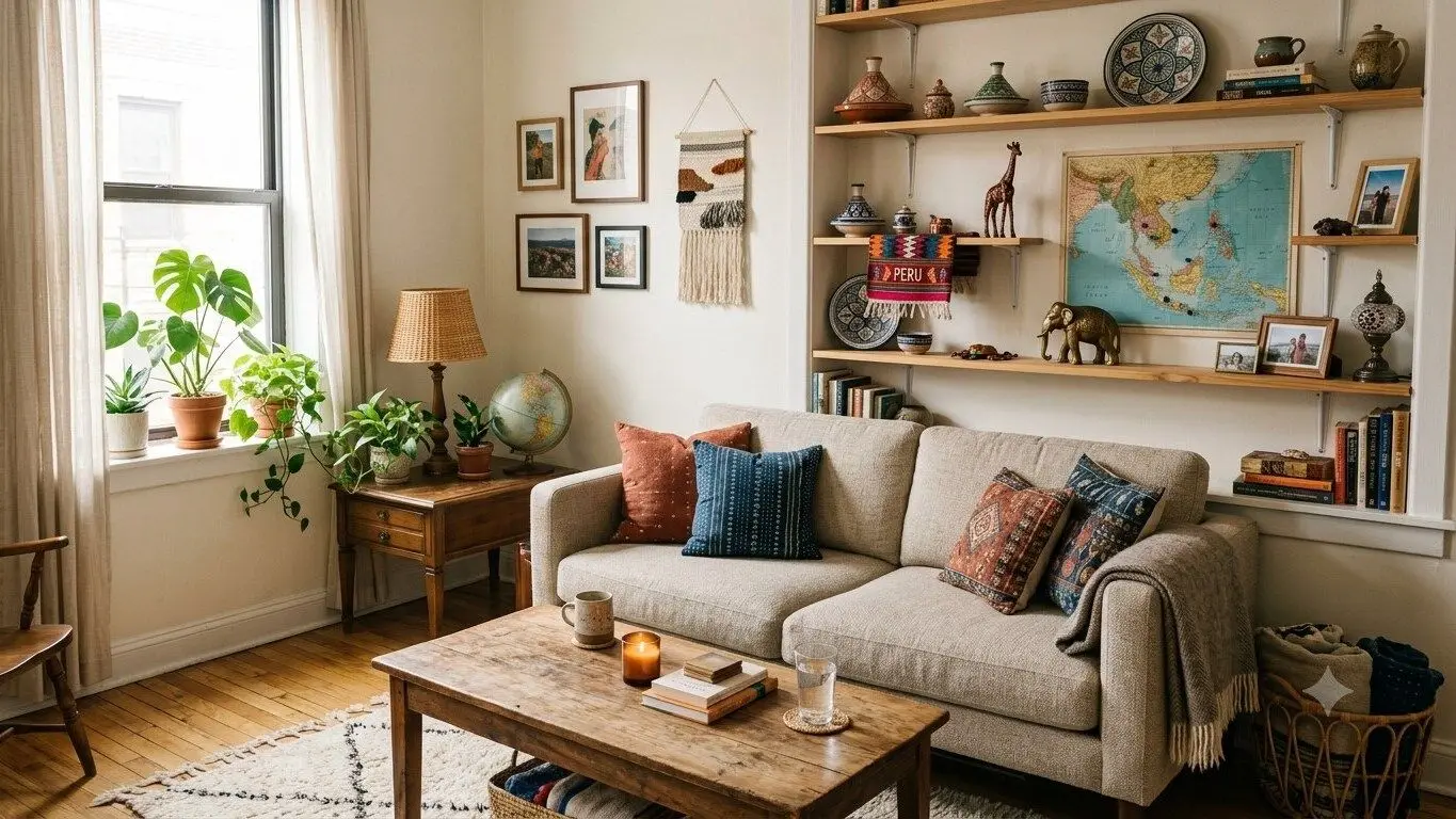 New Design Frameworks Optimize Small Living Room Souvenir Displays