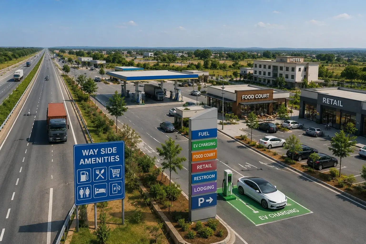 PVV Infra Secures Jharkhand Highway Way Station Project with Jio-bp
