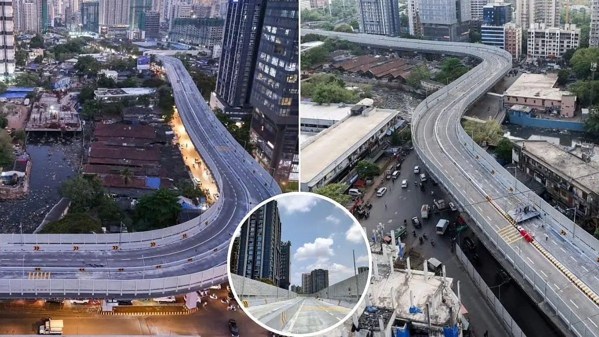 Bridging the Gap: Extended Mrinal Tai Gore Flyover Opens in Mumbai