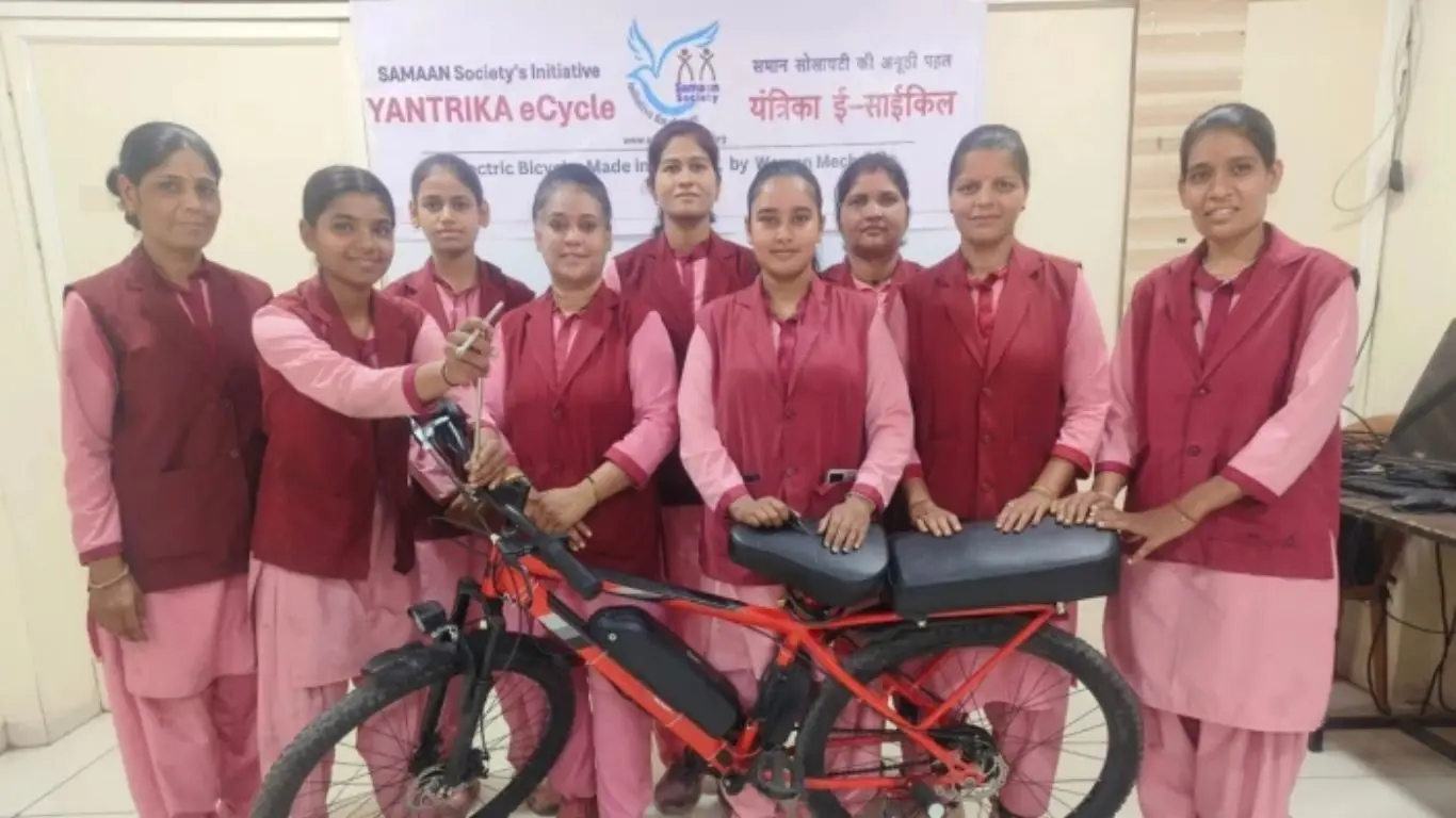 Indore’s Women Mechanics Develop ‘Yantrika’ Electric Cycle