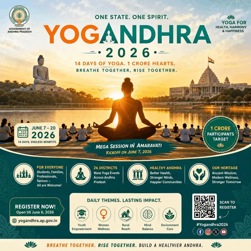 Alignment of Asanas: Yogandhra-2026 Launches in Andhra Pradesh