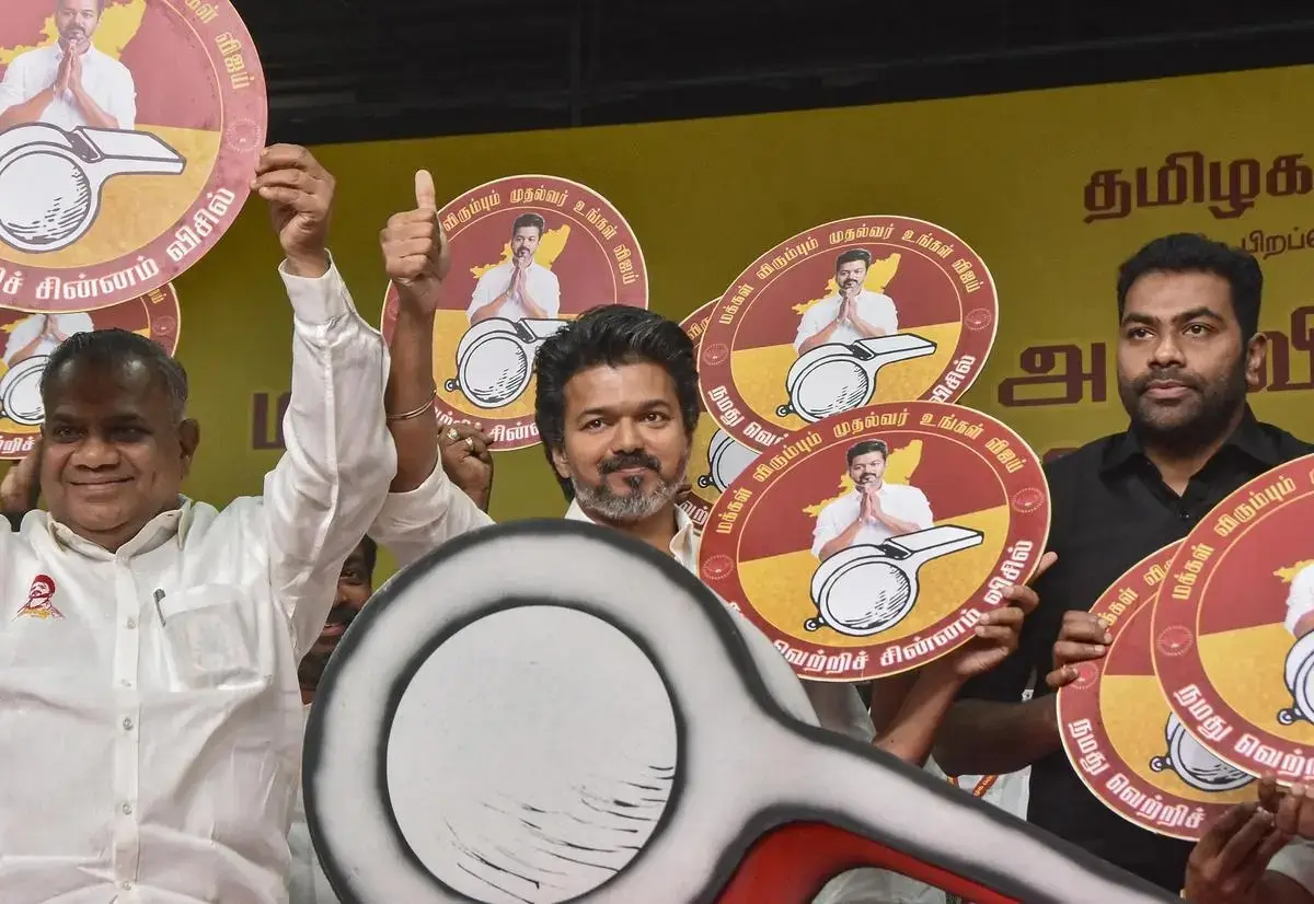 Vijay’s TVK Stays Away from INDIA Bloc Amid Shifting Alliances