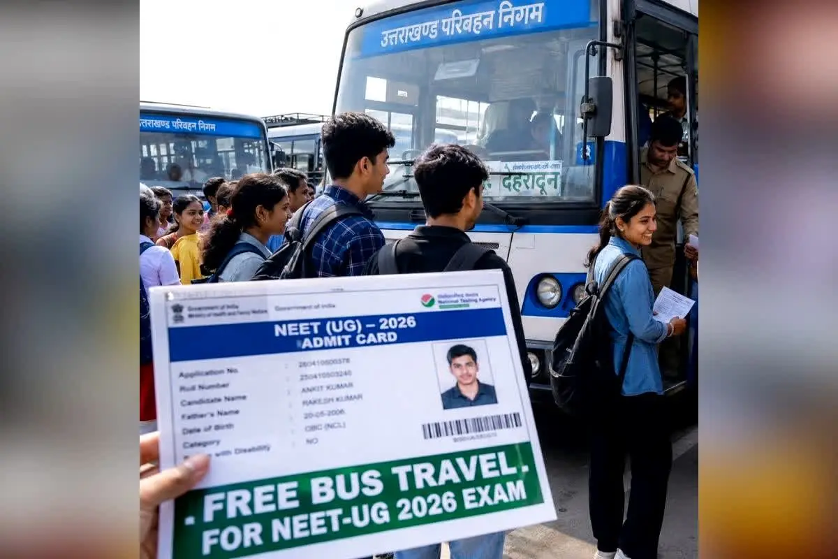 Ride to the Retest: Uttarakhand Rolls Out Free Bus Travel for NEET Candidates
