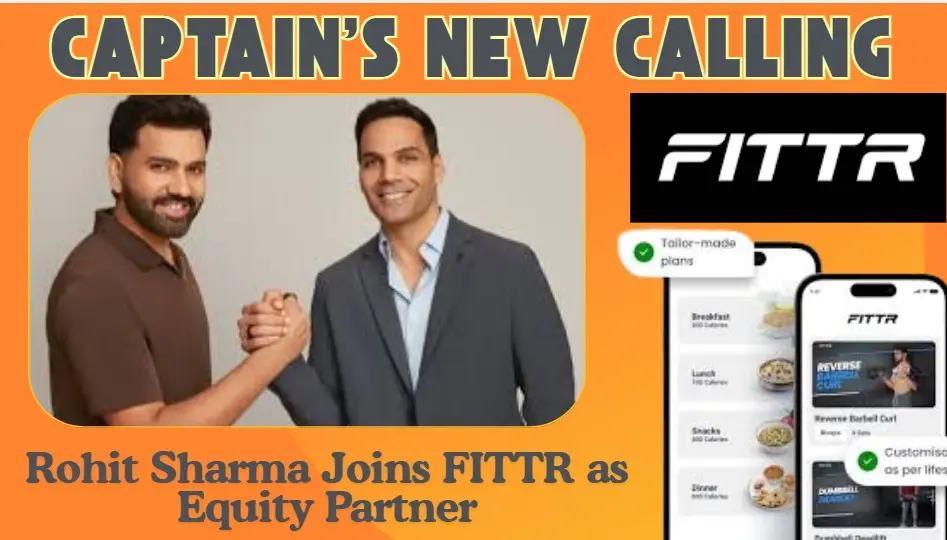 Rohit Sharma Joins Health Platform FITTR as Investor and Equity Partner