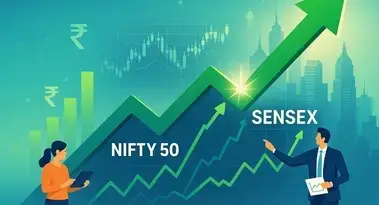 Indian Markets Surge as Nifty 50 Rallies 1.9% and Rupee Hits 94.96