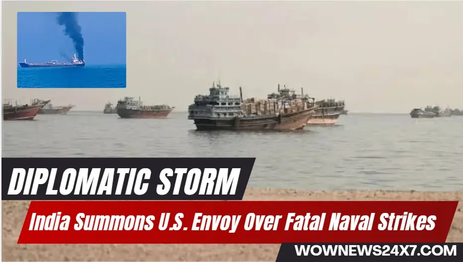 India Lodges Strong Protest Over U.S. Naval Strikes on Merchant Ships