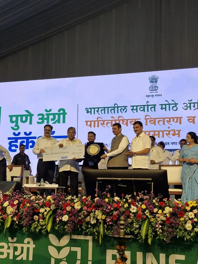 ICAR-National Dairy Research Institute Scholar Wins Pune Agri Hackathon