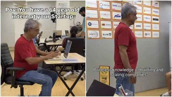 Mumbai Startup Hires 64-Year-Old Intern, Winning Hearts Online