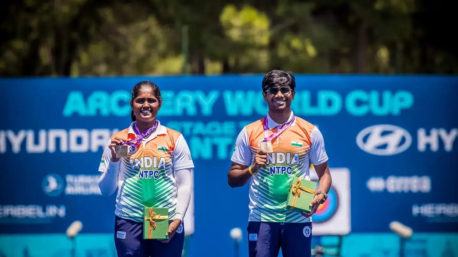 India Bags Dual Recurve Gold Medals at Archery World Cup in Antalya