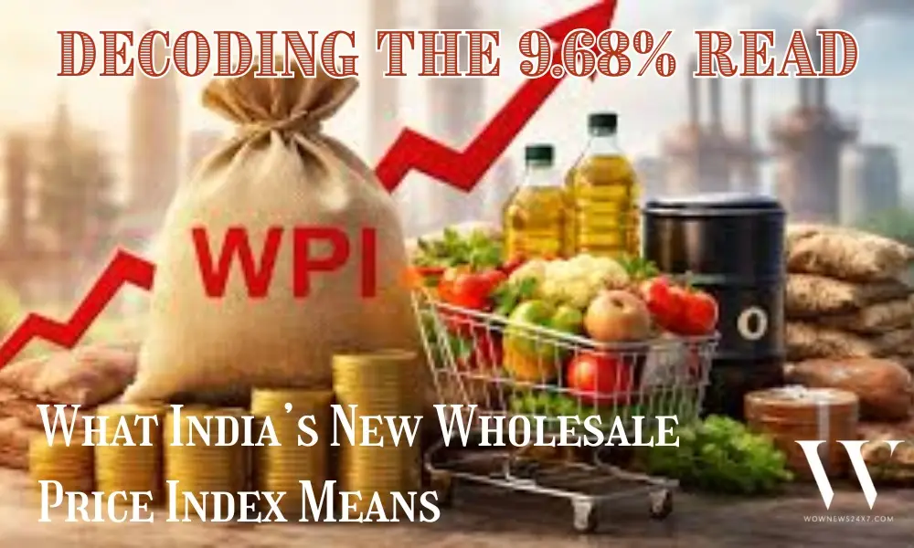 India’s Wholesale Inflation Hits 9.68% in New WPI Series Debut