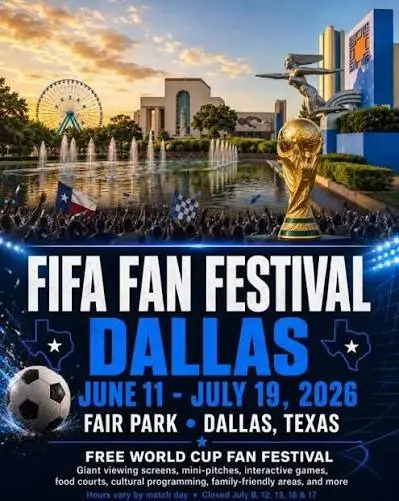 Dallas Launches Historic 34-Day FIFA Fan Festival at Fair Park