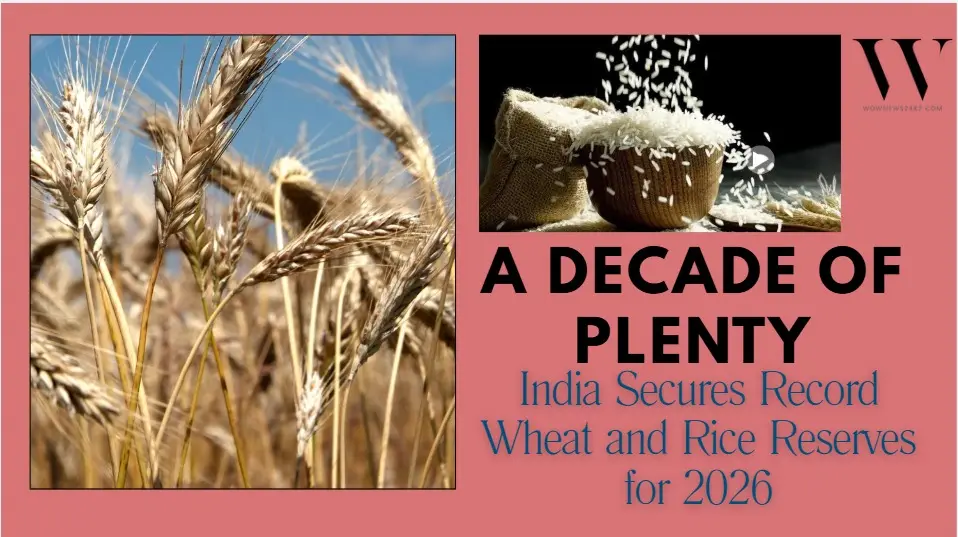India’s Wheat and Rice Stocks Surge to Decade Highs
