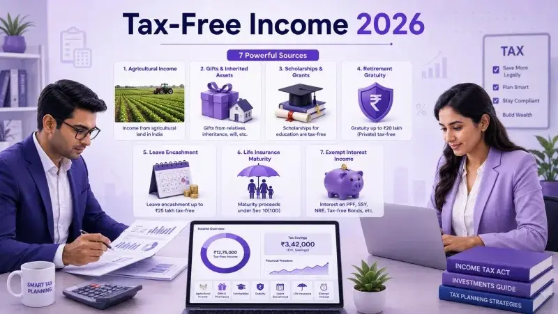 Tax-Free Income Sources in India: A Guide for the 2026 Fiscal Year