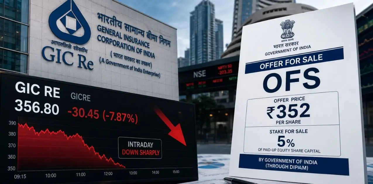India Govt to Exercise 3% Over-Subscription Option in GIC Re OFS