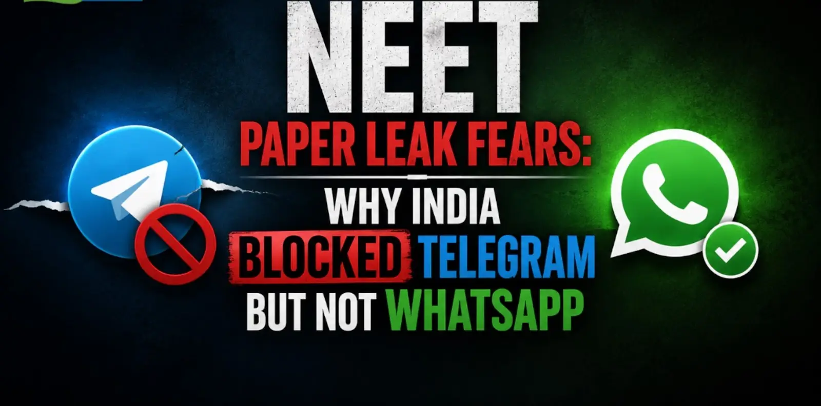 Why India Banned Telegram and Not WhatsApp Over NEET-UG Leaks
