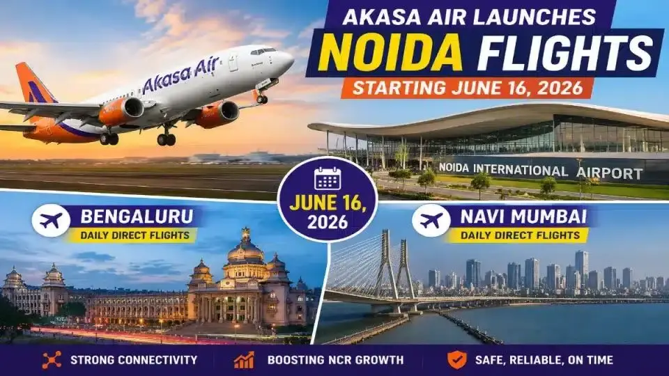 Capital Gains: Akasa Air Launches Noida International Airport Routes
