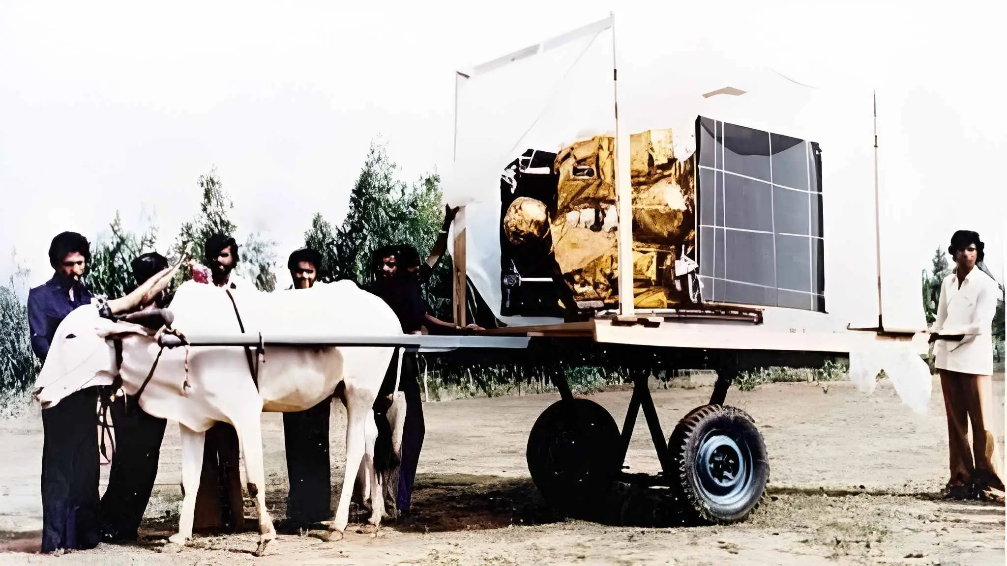 ISRO Historic Bullock Cart Move: How a 673kg Satellite Made Space History