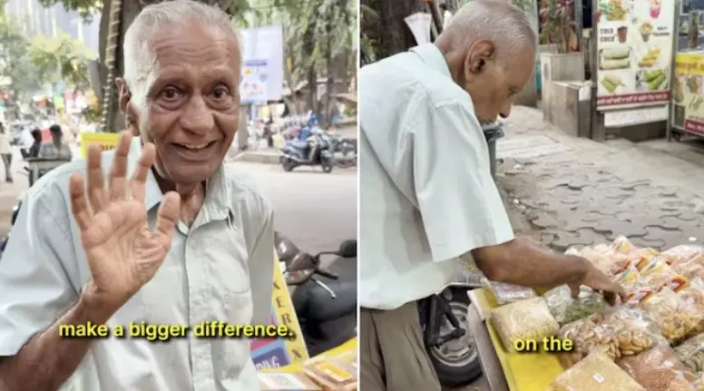 Viral Video Sparks Global Support for 82-Year-Old Mumbai Vendor