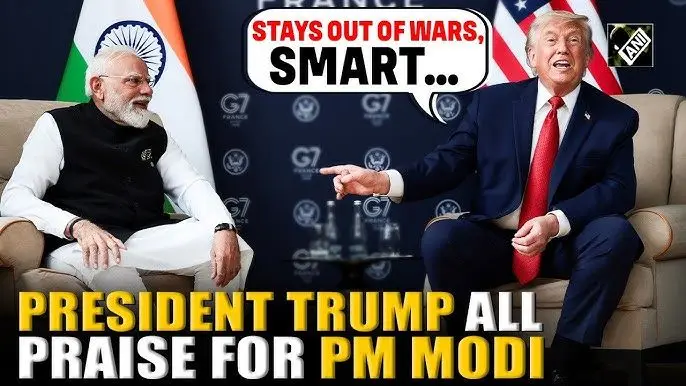 Modi on the Margin: Trump Applauds India's Stance to Stay Out of Wars