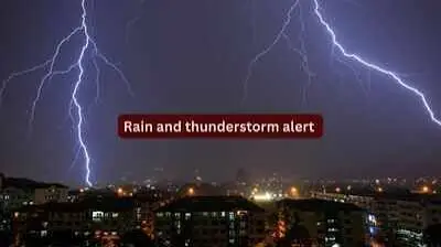 IMD Issues Rain and Thunderstorm Alert for Delhi Today