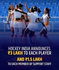 Hockey India Announces Rs 3L Cash Prize After Nations Cup Win