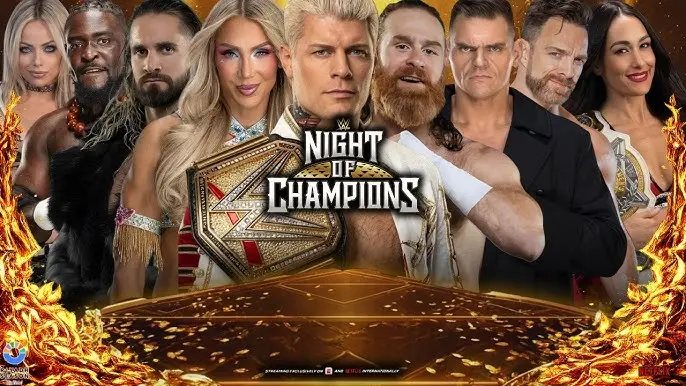 WWE Raw Finalizes Match Card for Night of Champions in London