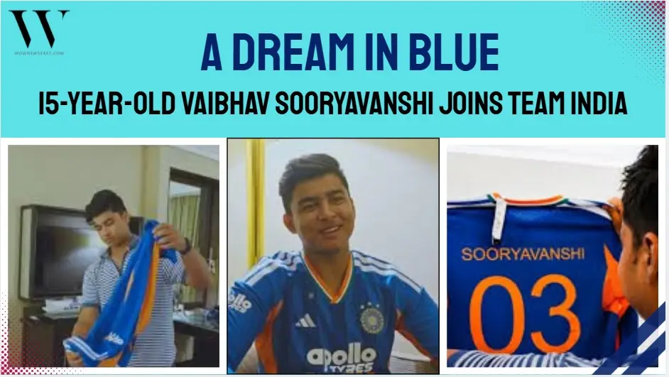 Vaibhav Sooryavanshi Receives Maiden India Jersey
