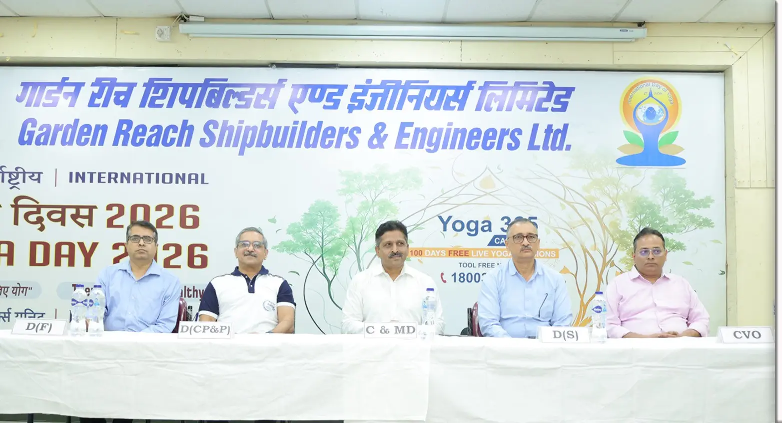 GRSE Marks 12th International Yoga Day with Wellness Focus