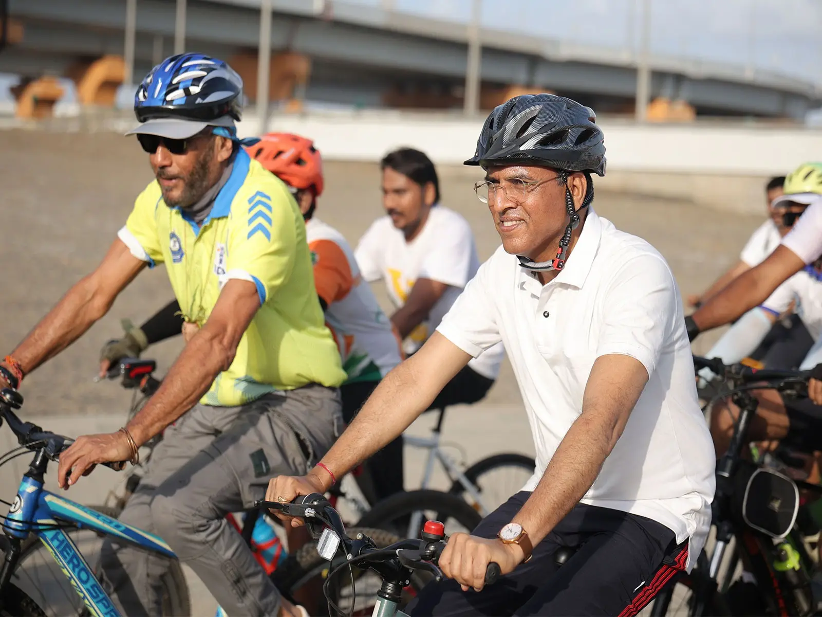 Sports Minister Mandaviya Joins 'Cycling by the Sea' Event