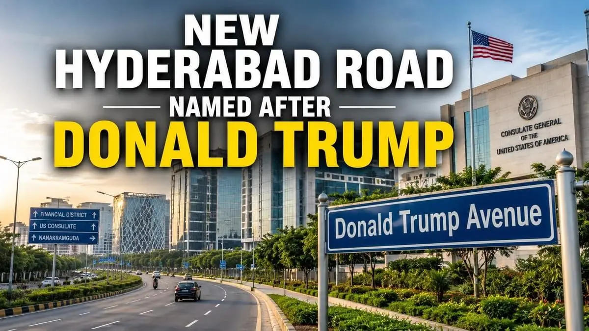 Trump Card: Hyderabad Renames Major Tech Corridor as Donald Trump Avenue