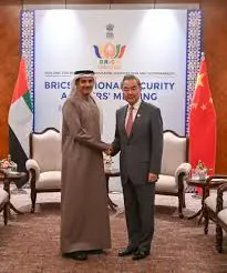 China's Top Diplomat Meets UAE National Security Chief