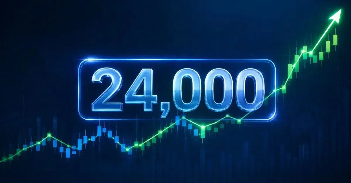 Nifty 50 Extends Gains in Mid-Day Trade to Reclaim 24,000 Mark