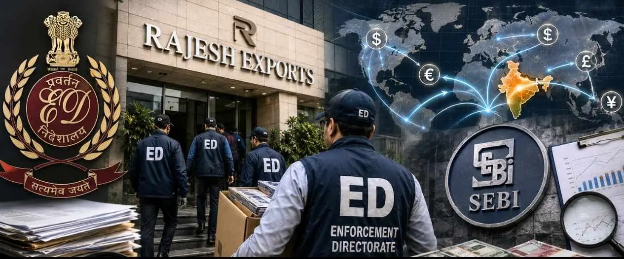 Enforcement Directorate Raids Rajesh Exports Amid Financial Probes