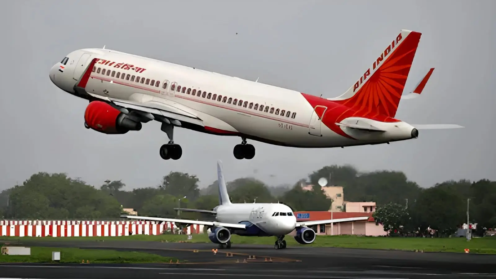 Air India and IndiGo Planes Face to Face on Ahmedabad Taxiway