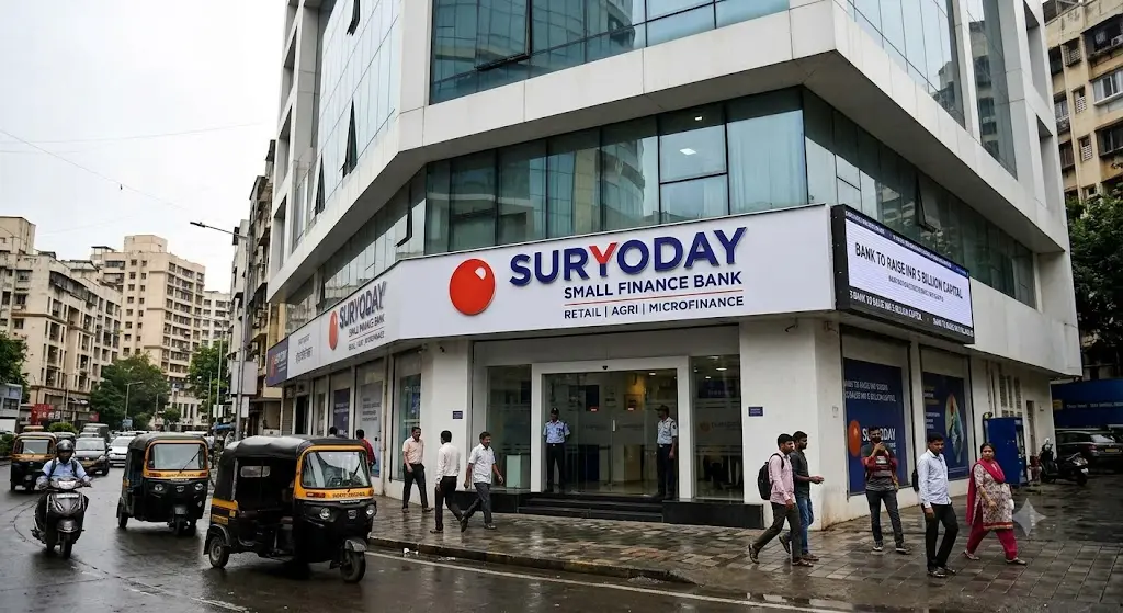 Suryoday Small Finance Bank to Raise 5 Billion Rupees in Capital