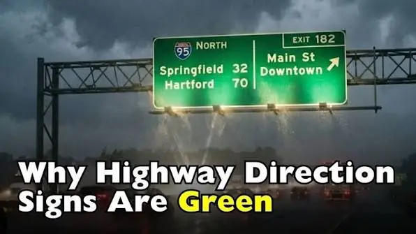 Why Highway Signboards Are Green: The Science Behind Road Safety