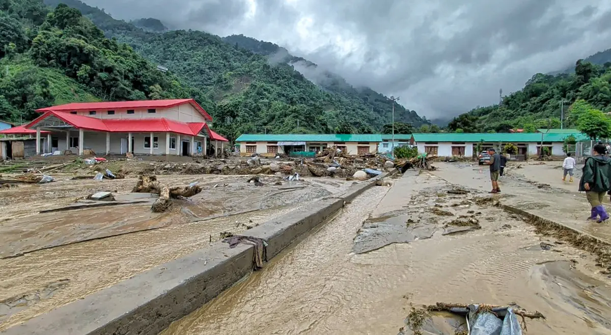 Arunachal Floods: Four Untraceable as Cut-Off NEEPCO Colony Battered
